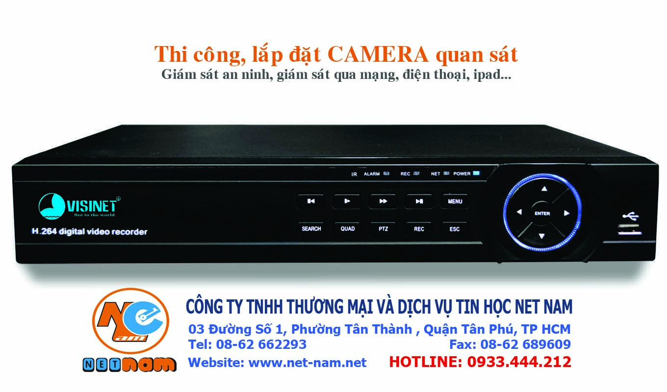 DVR VS-4604TZ - Công Ty TNHH Thương Mại Và Dịch Vụ Tin Học Net Nam
